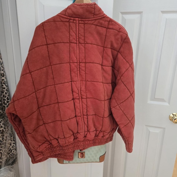 NWT DOLMAN QUILTED KNIT JACKET IN RARE COLOR MYRRH 100% COTTON WOMEN SIZE SMALL - Picture 3 of 13